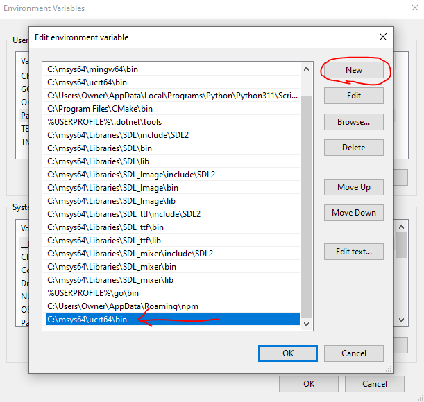 Add the directory to System PATH